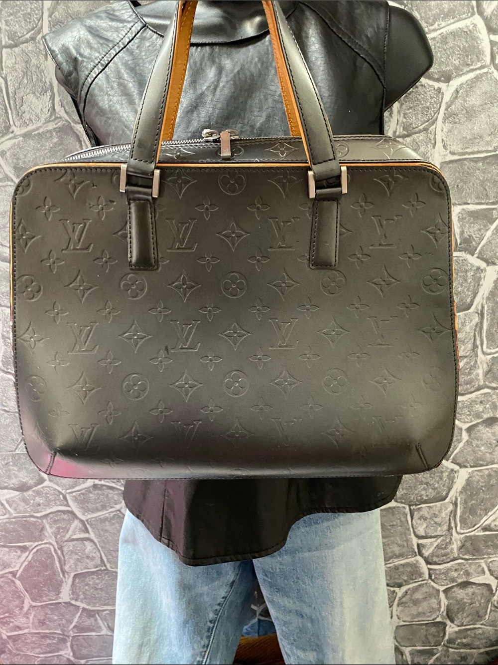 Authentic Louis Vuitton Monogram Matte Malden Business Briefcase Bag - Picture 6 of 17
